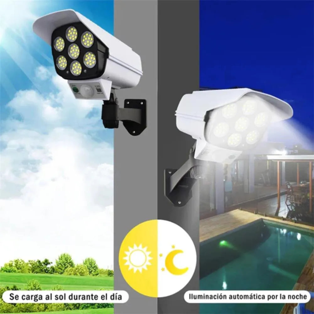 Pack 2 Focos solares tipo cámara
