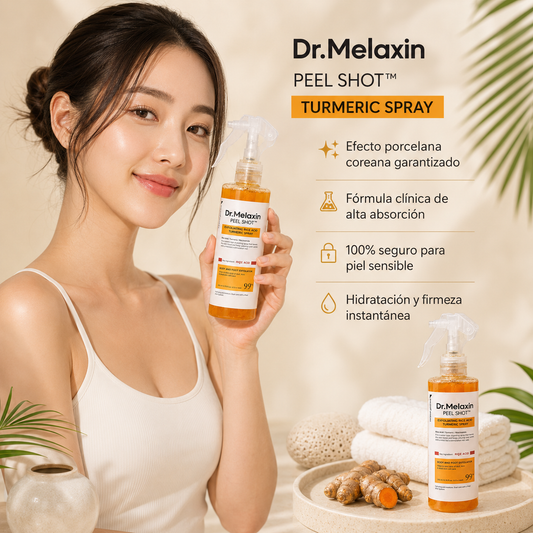 Peel Shot Exfoliating Kojic Acid Turmeric Corean – Dr.Melaxin 200ml