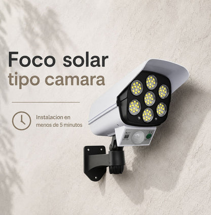Pack 2 Focos solares tipo cámara